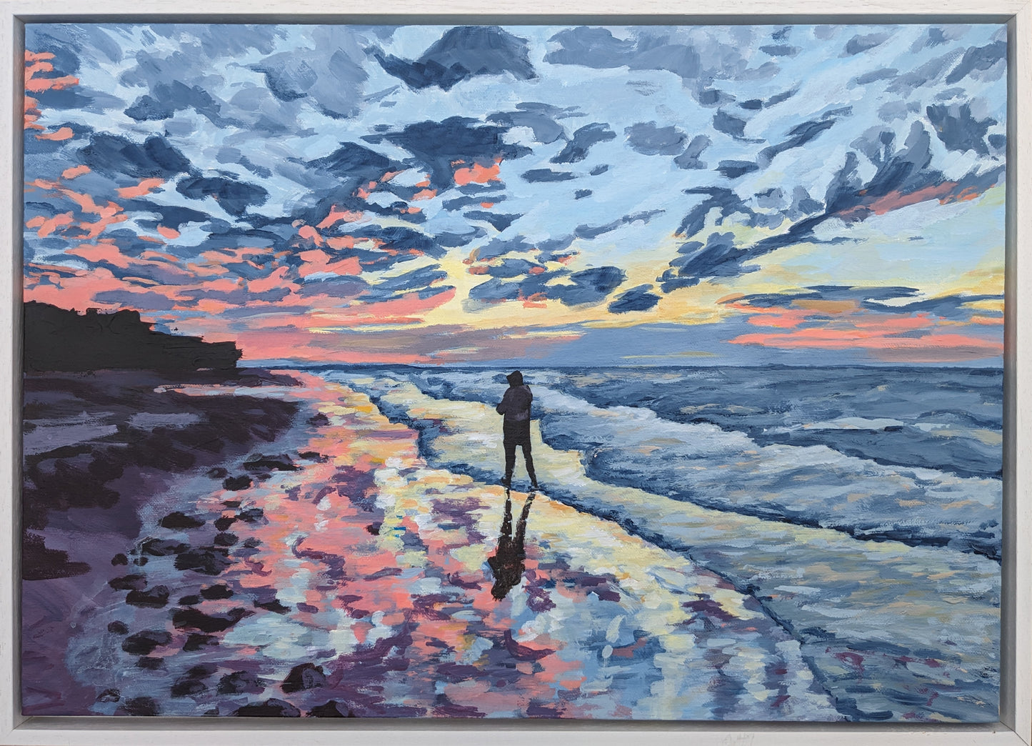 Sunset at the Beach (60x42cm)