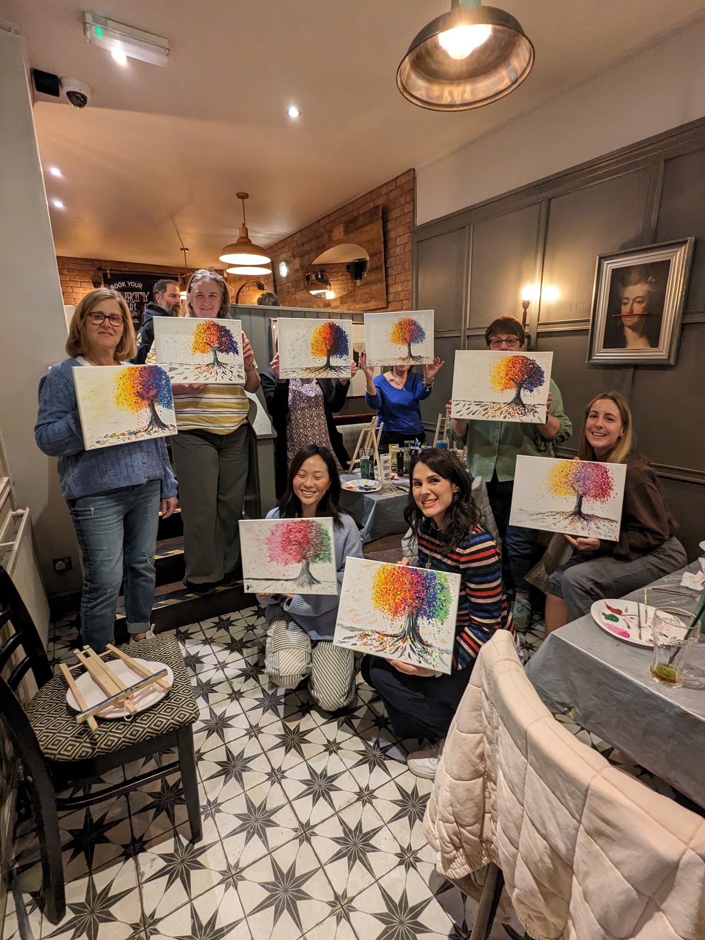 CORPORATE PAINTING WORKSHOP - Team building event at your place of work!