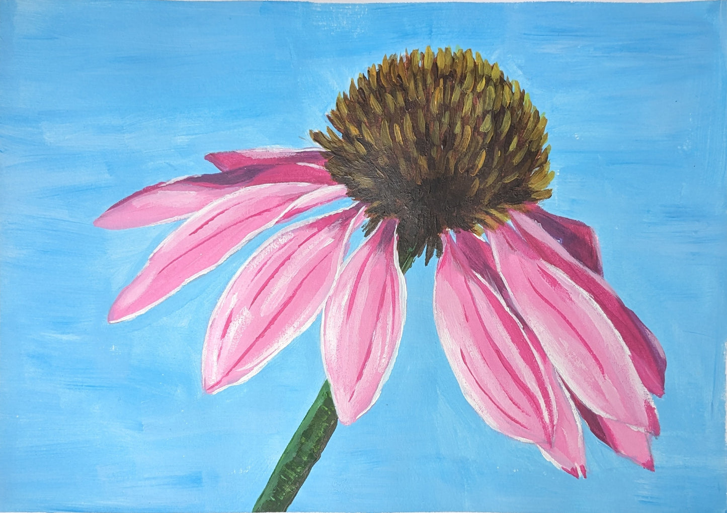 FLOWER POWER - Painting Workshop at Megan's Restaurant, Welwyn - Tuesday 18th JUNE 2024, 10am