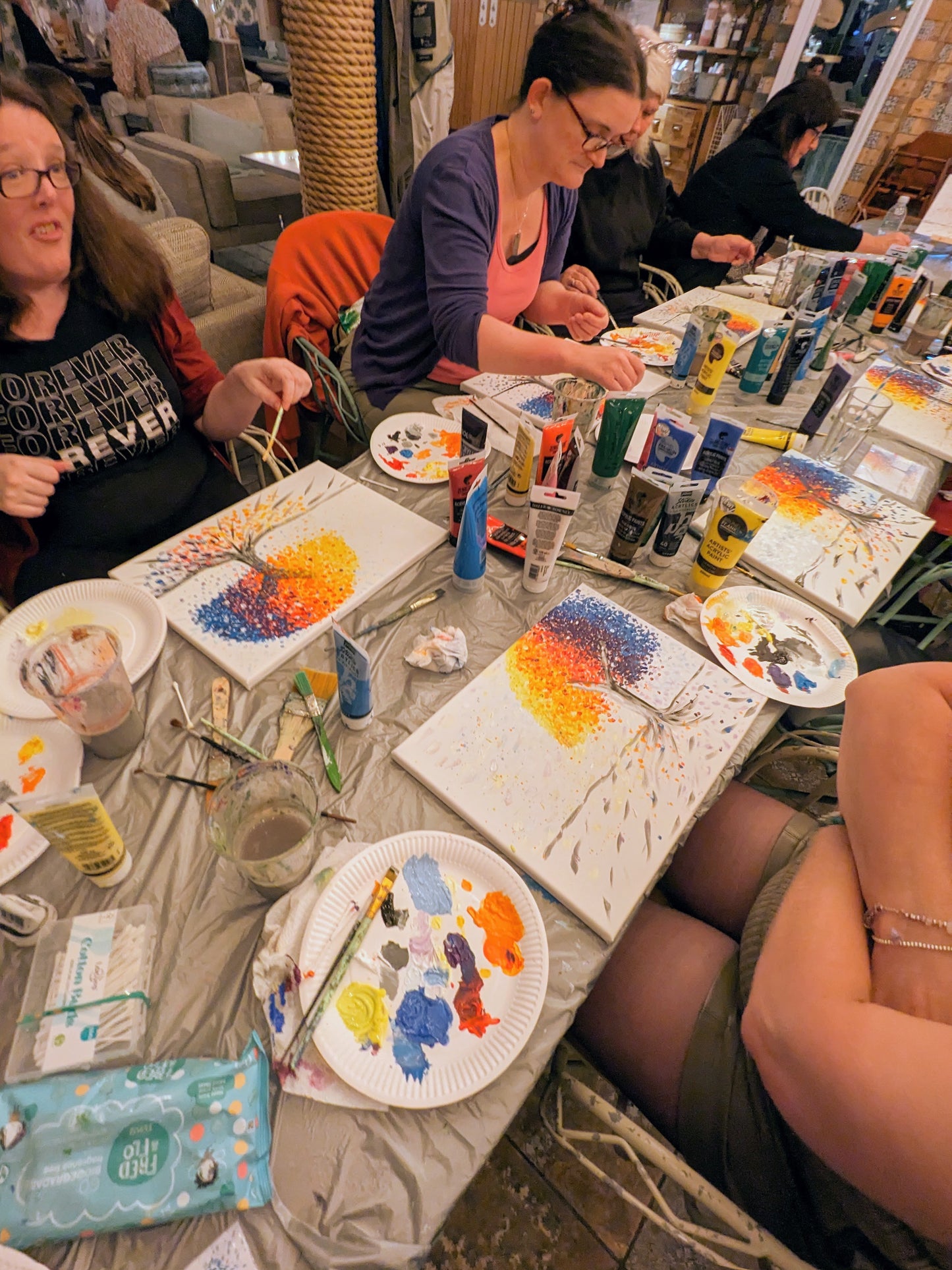 CORPORATE PAINTING WORKSHOP - Team building event at your place of work!