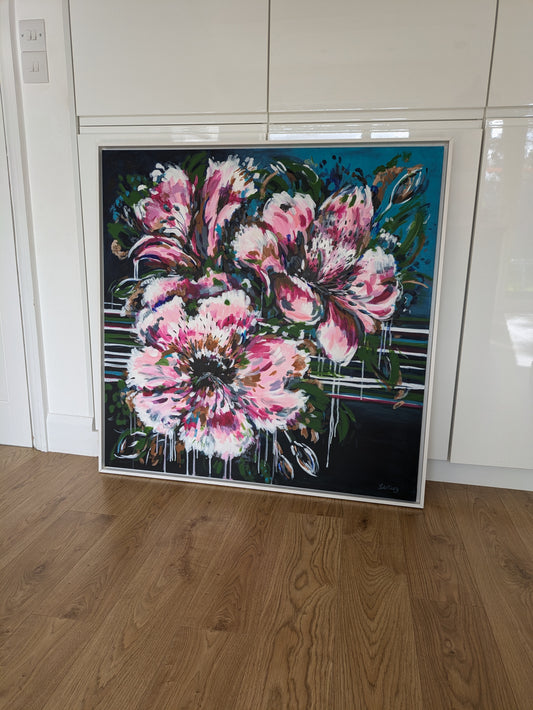 Blooming Marvellous Maxi Commission (100 x 100cm)