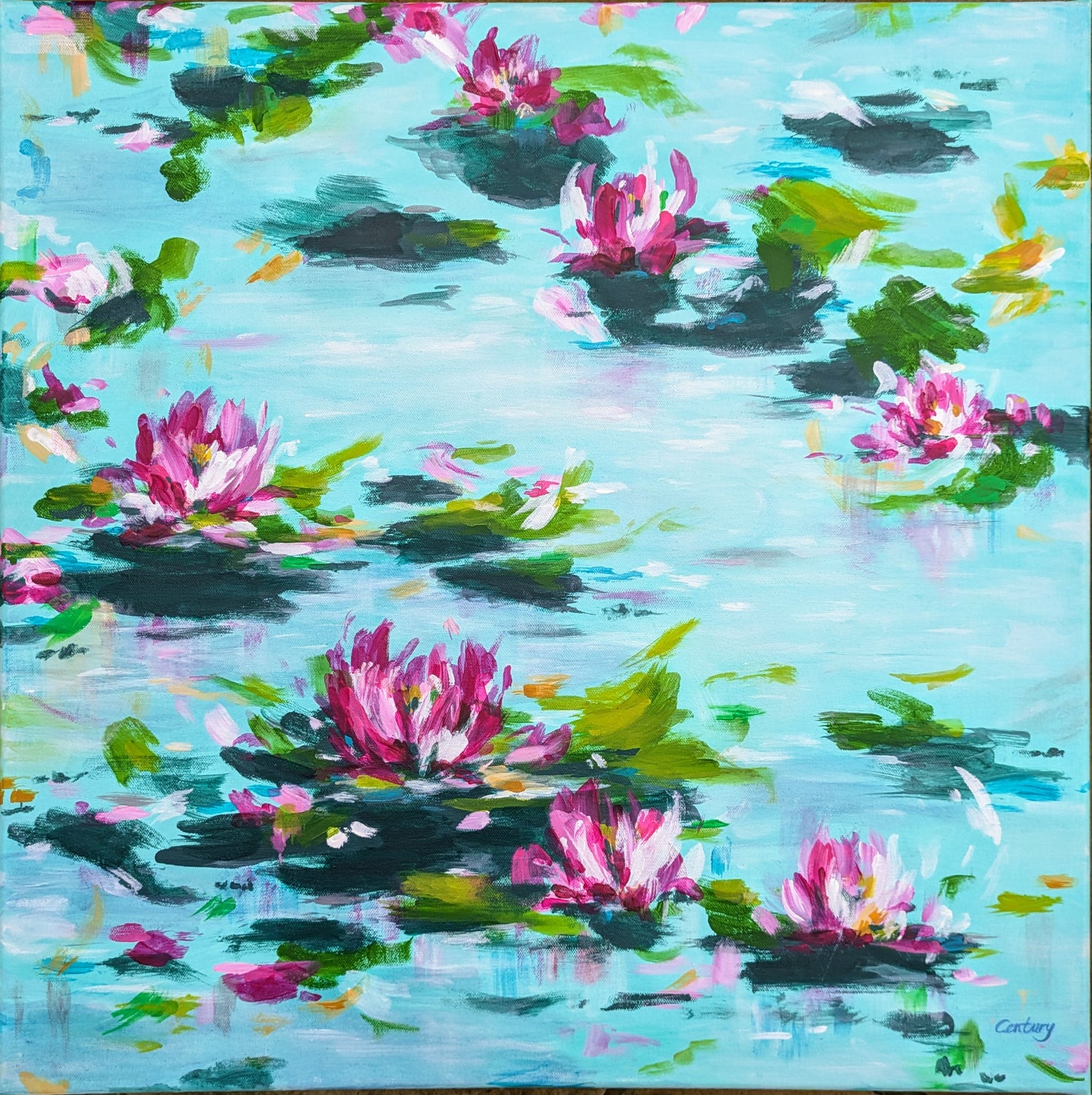 Pond Life (60x60cm)