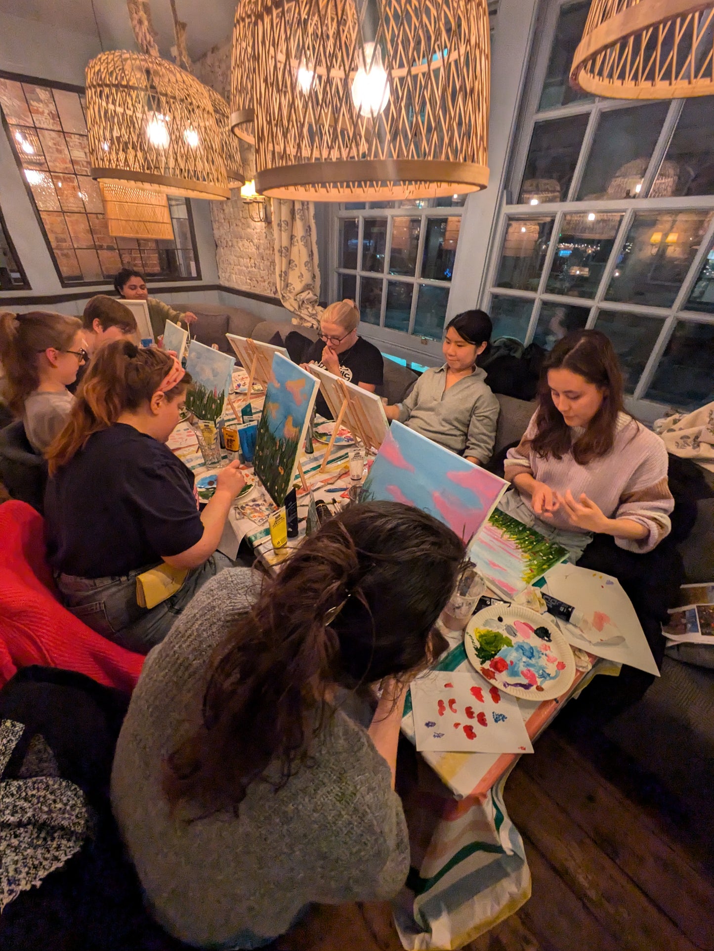 ABSTRACT WILDFLOWERS - Painting Workshop at Three Hammers Mill Hill, London - Tuesday 4th NOVEMBER 2025, 7.30pm