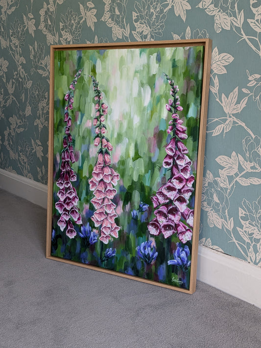 Foxglove Commission Painting (60x80cm)