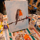 ROBIN RED BREAST - Painting Workshop at The Odyssey Spa, Knebworth, Hertfordshire - Monday 15th December 2024, 10am