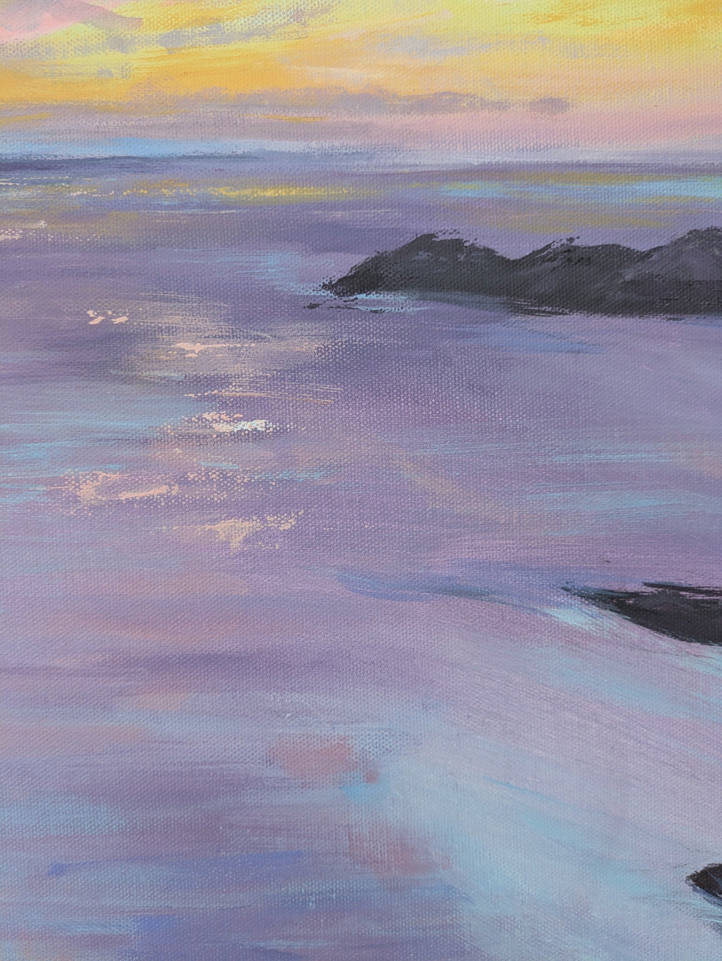 Purple Peace (80x80cm)