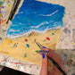 BEACH DAY - Painting Workshop at The Three Hammers Pub, Mill Hill, London - Thursday 5th FEBRUARY 2026, 7.30pm