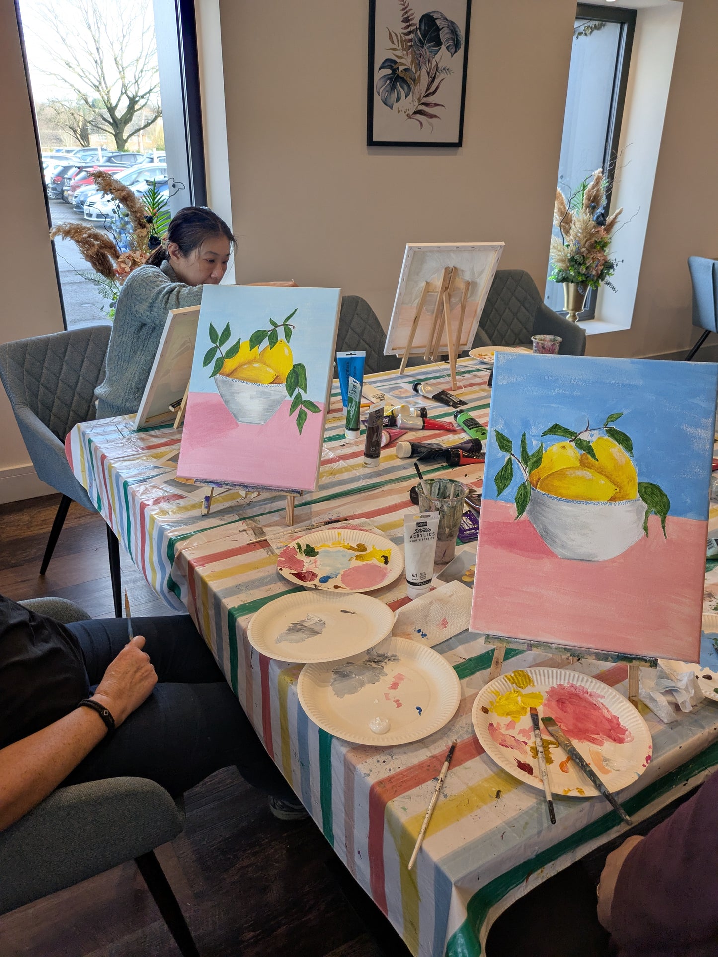 LEMONS STILL LIFE - Painting Workshop at Neighbourhood Bakes, Hitchin, Herts - Wednesday 26th MARCH 2025, 7pm