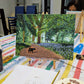 Acrylic Painting Course SPRING (April - Jun 25) - Weekly Classes exploring acrylic painting - The Eversfield Centre, Mill Hill, London, 10am weekly
