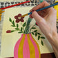 QUIRKY BLOOMS - Painting Workshop at Megan's Restaurant, Welwyn, Hertfordshire - Tuesday 30th SEPTEMBER 2025, 7.30pm