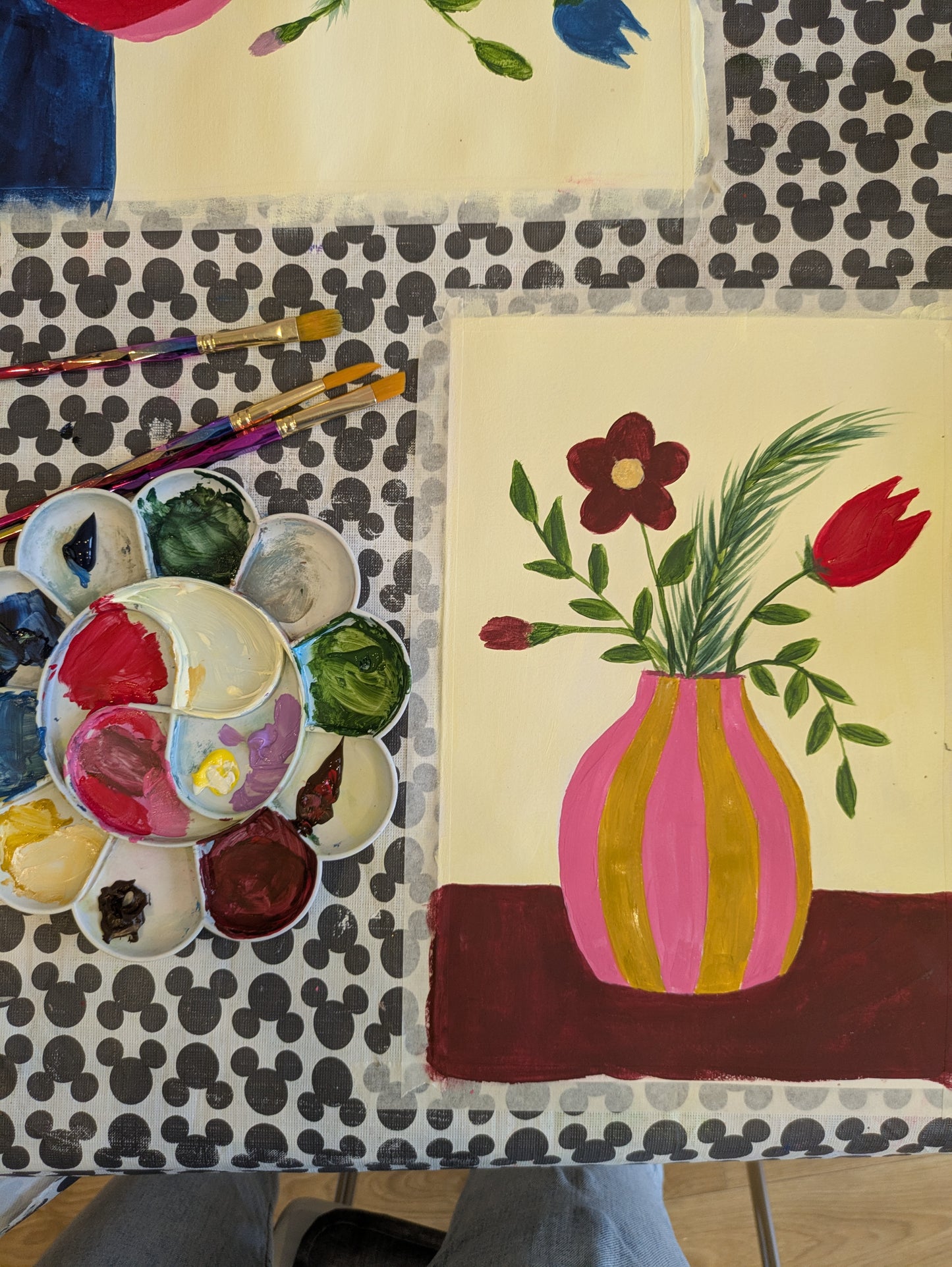 QUIRKY BLOOMS - Painting Workshop at Megan's Restaurant, Welwyn, Hertfordshire - Tuesday 30th SEPTEMBER 2025, 7.30pm