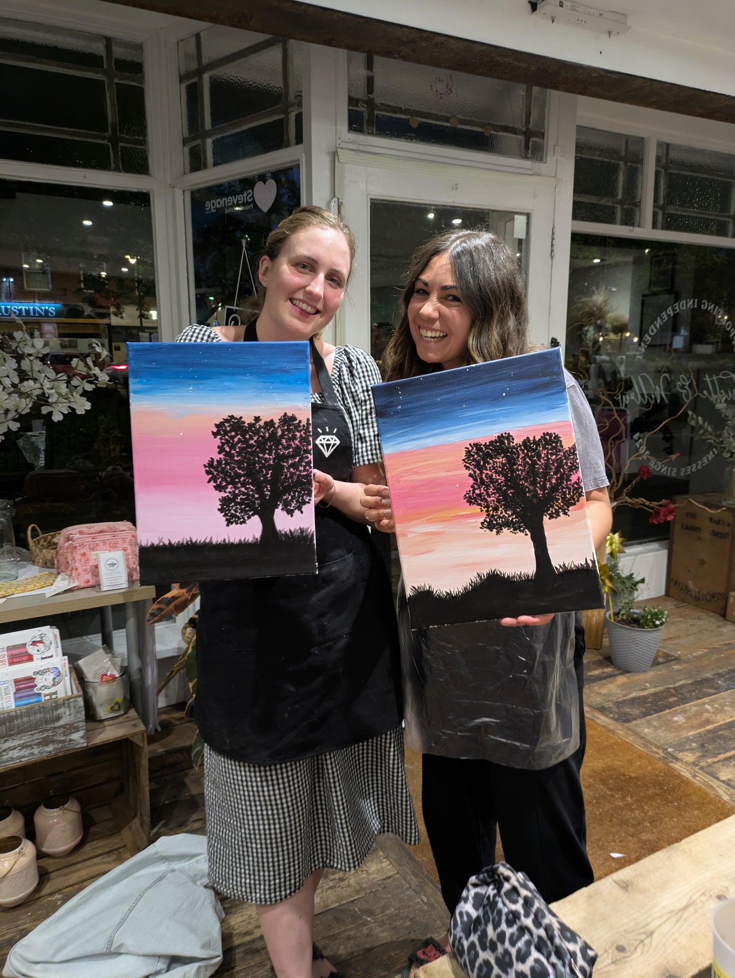 SILHOUETTE SUNSET - Private Painting Workshop - Tuesday 29th July 2025, 7pm