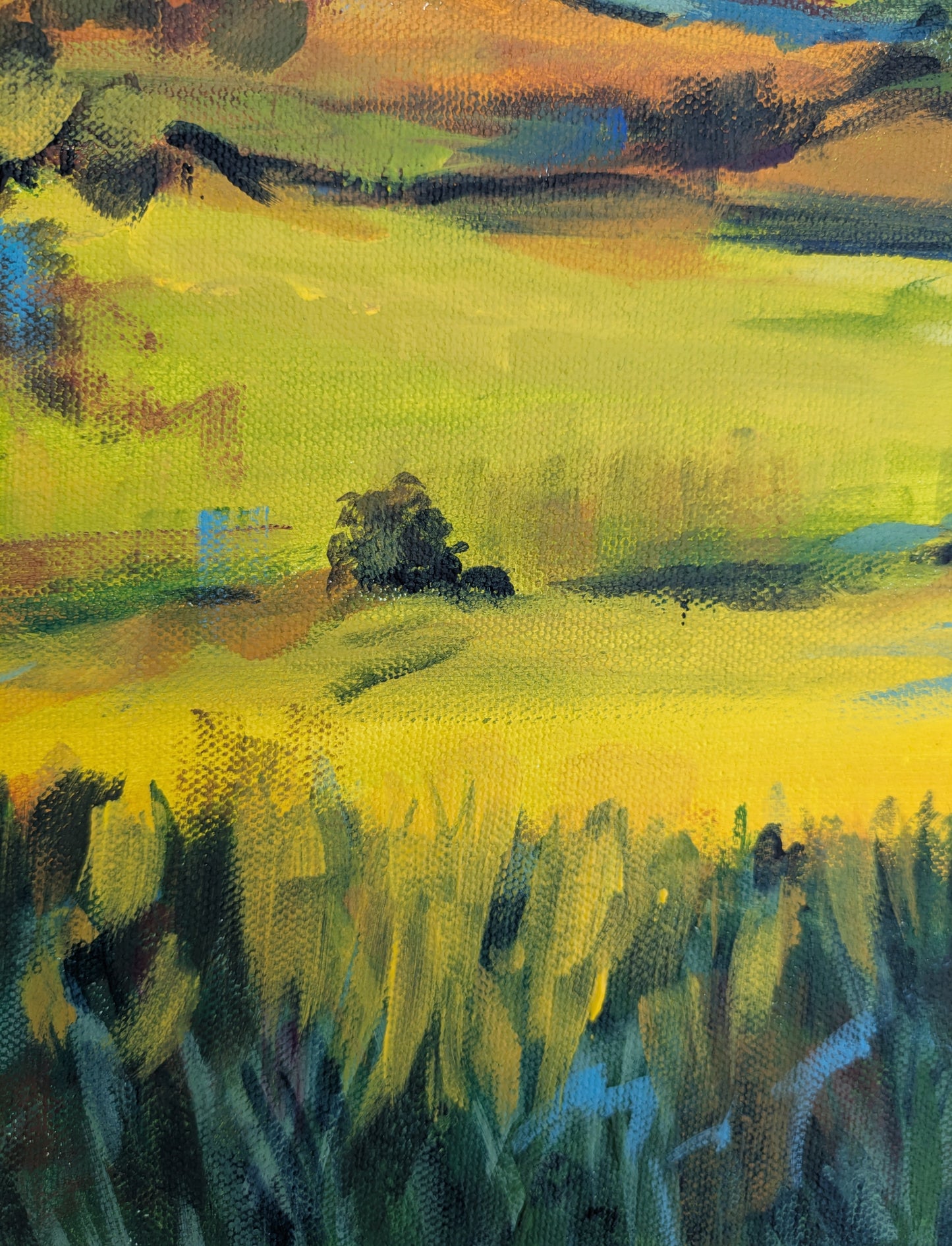 Watching the World (80x80cm)