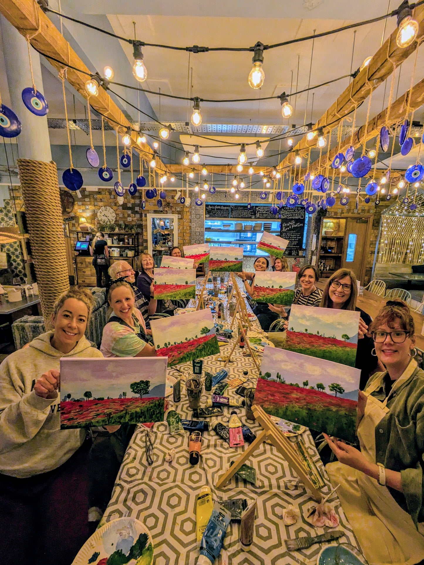POPPY FIELD - Painting Workshop at The Howard Centre, Welwyn - Sunday 21st September 2025, 1.30pm