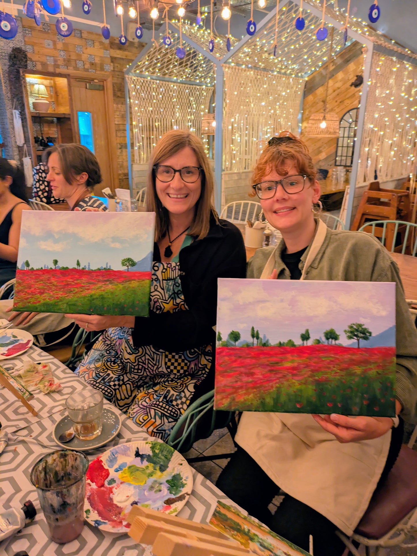 POPPY FIELD - Painting Workshop at Kids n' Joy  Café, Crouch End, London - Wednesday 13th MAY 2026, 10am