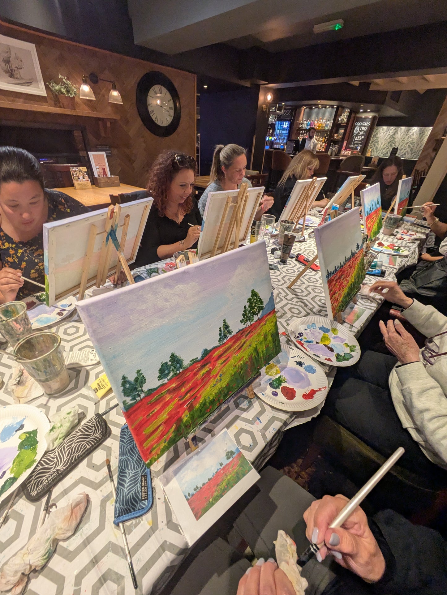 POPPY FIELD - Painting Workshop at The Howard Centre, Welwyn - Sunday 21st September 2025, 1.30pm