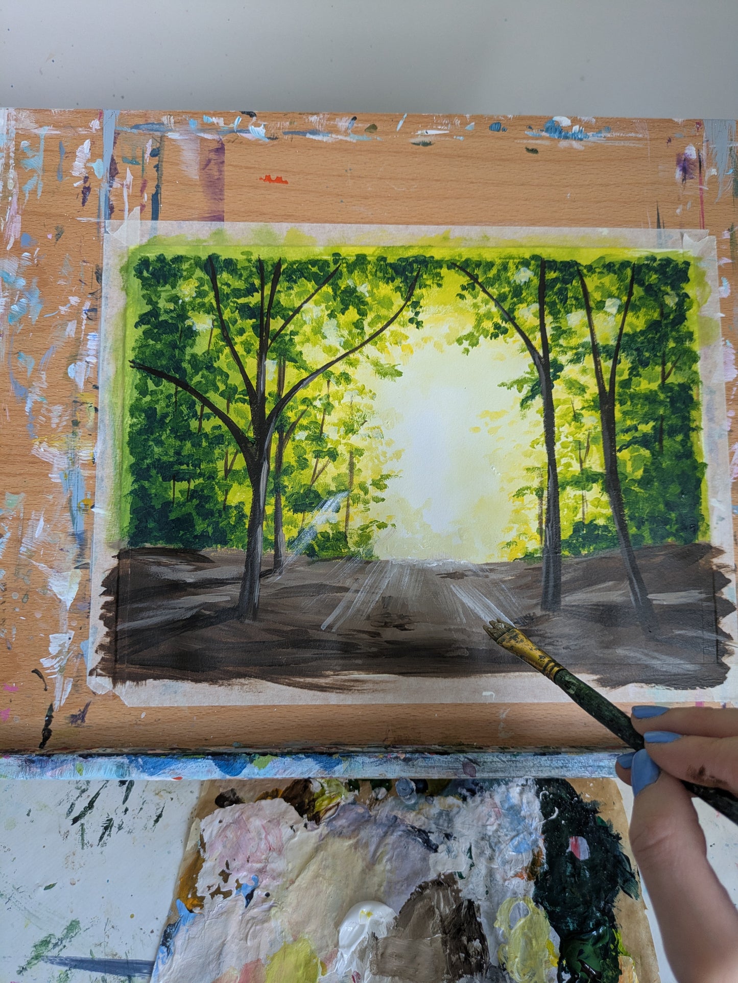 PATH TO THE LIGHT - Painting Workshop at Odyssey Spa, Knebworth, Hertfordshire - 10th NOVEMBER 2025, 10am