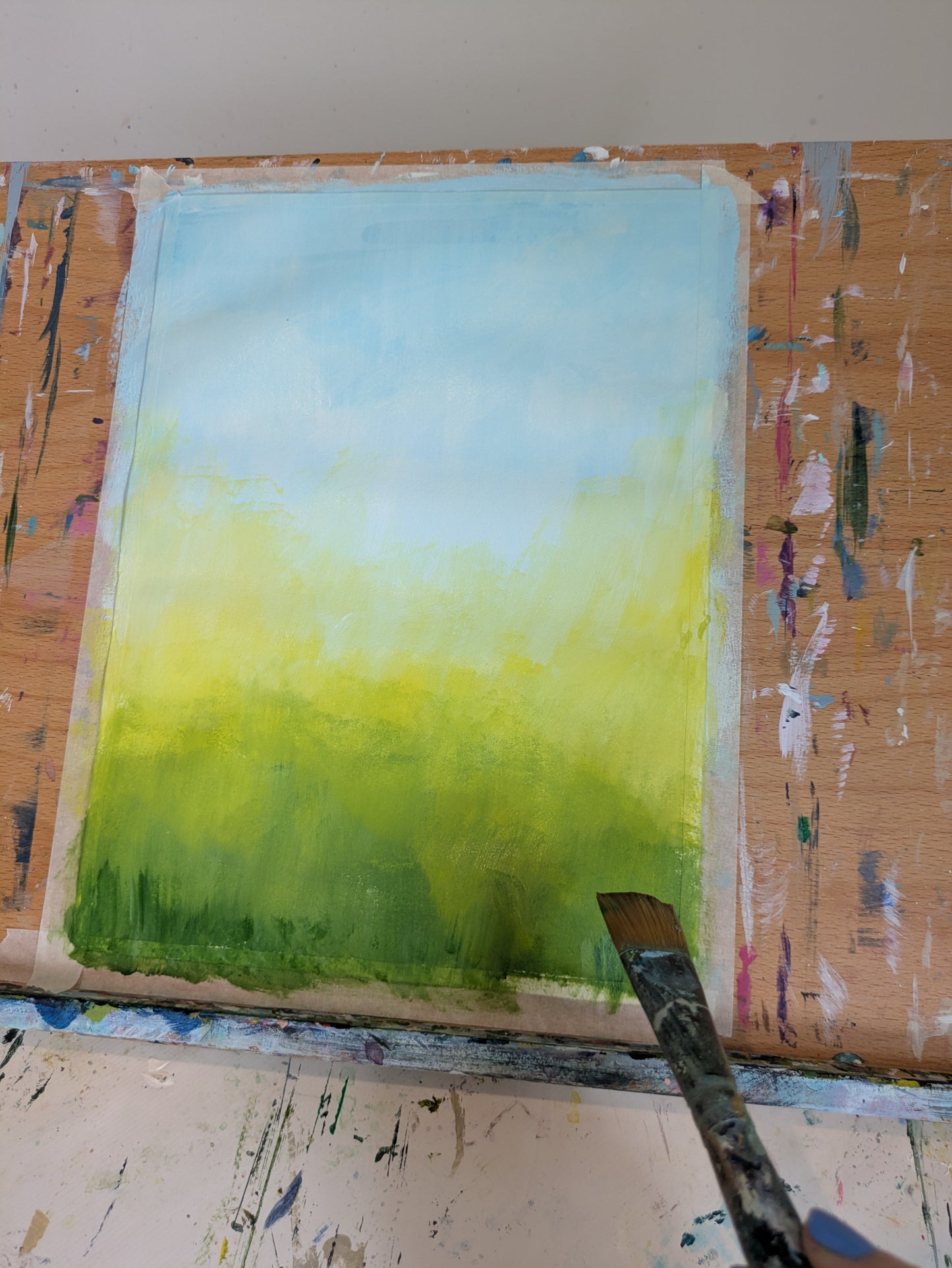 ABSTRACT WILDFLOWERS - Painting Workshop at Three Hammers Mill Hill, London - Tuesday 4th NOVEMBER 2025, 7.30pm