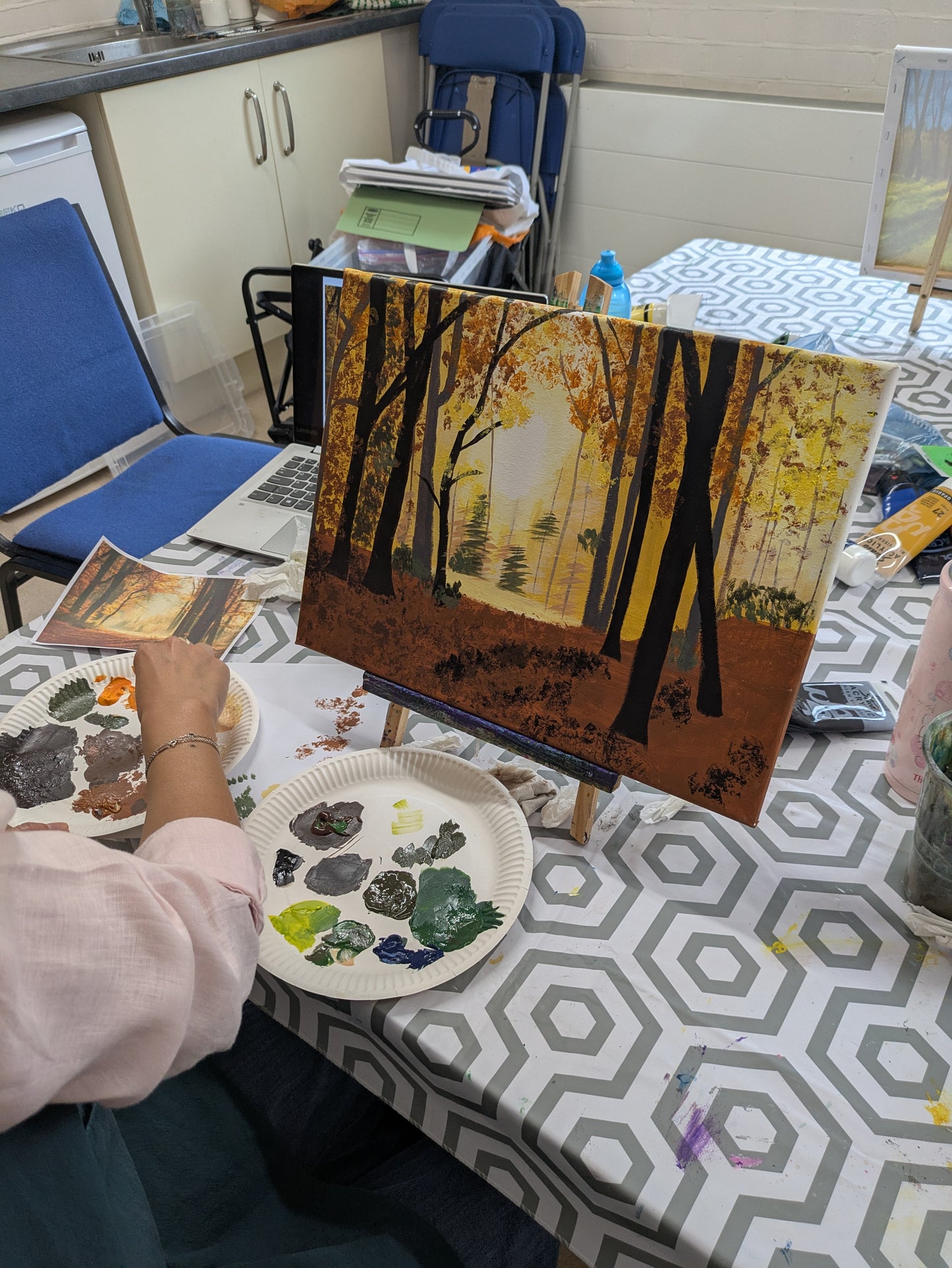 WEEKLY ACRYLIC PAINTING CLASSES - THURSDAY Morning Course - 6 week Winter block (Jan - Feb 26) - The Eversfield Centre, Mill Hill, London