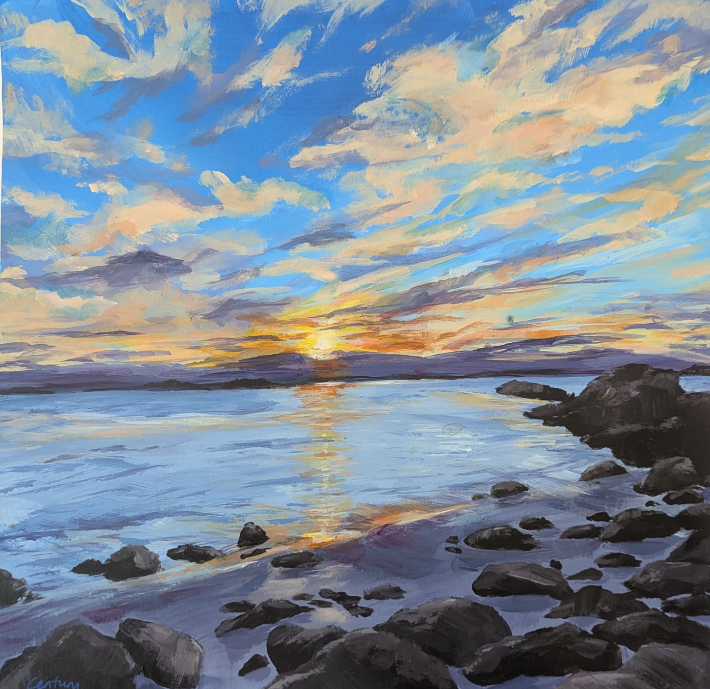 Colourful Reflections (30x30cm)