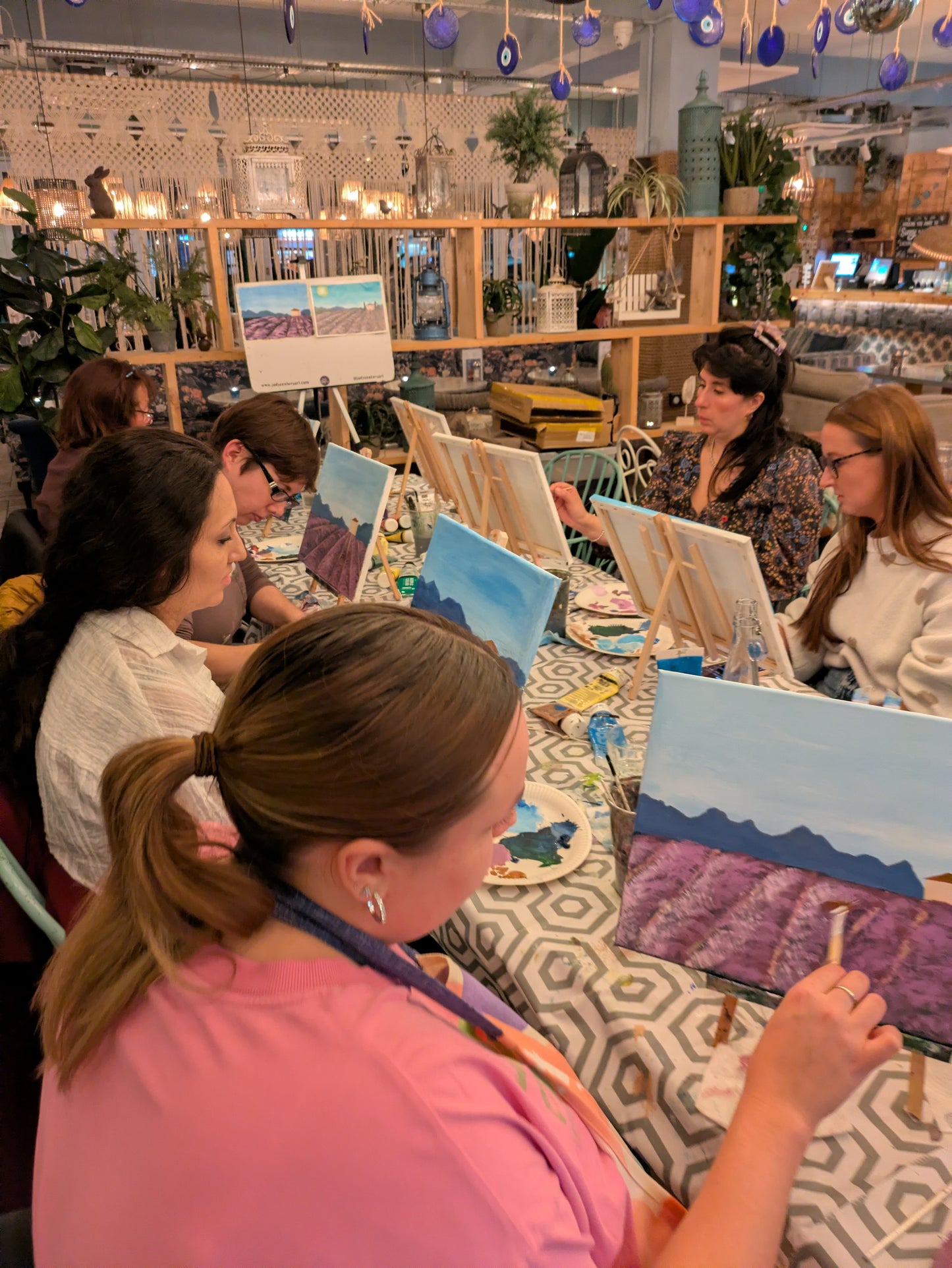 LAVENDER FIELD - Painting Workshop at The Crabtree, Hemel Hempstead, Hertfordshire - Wednesday 21st JANUARY 2026, 7.30pm