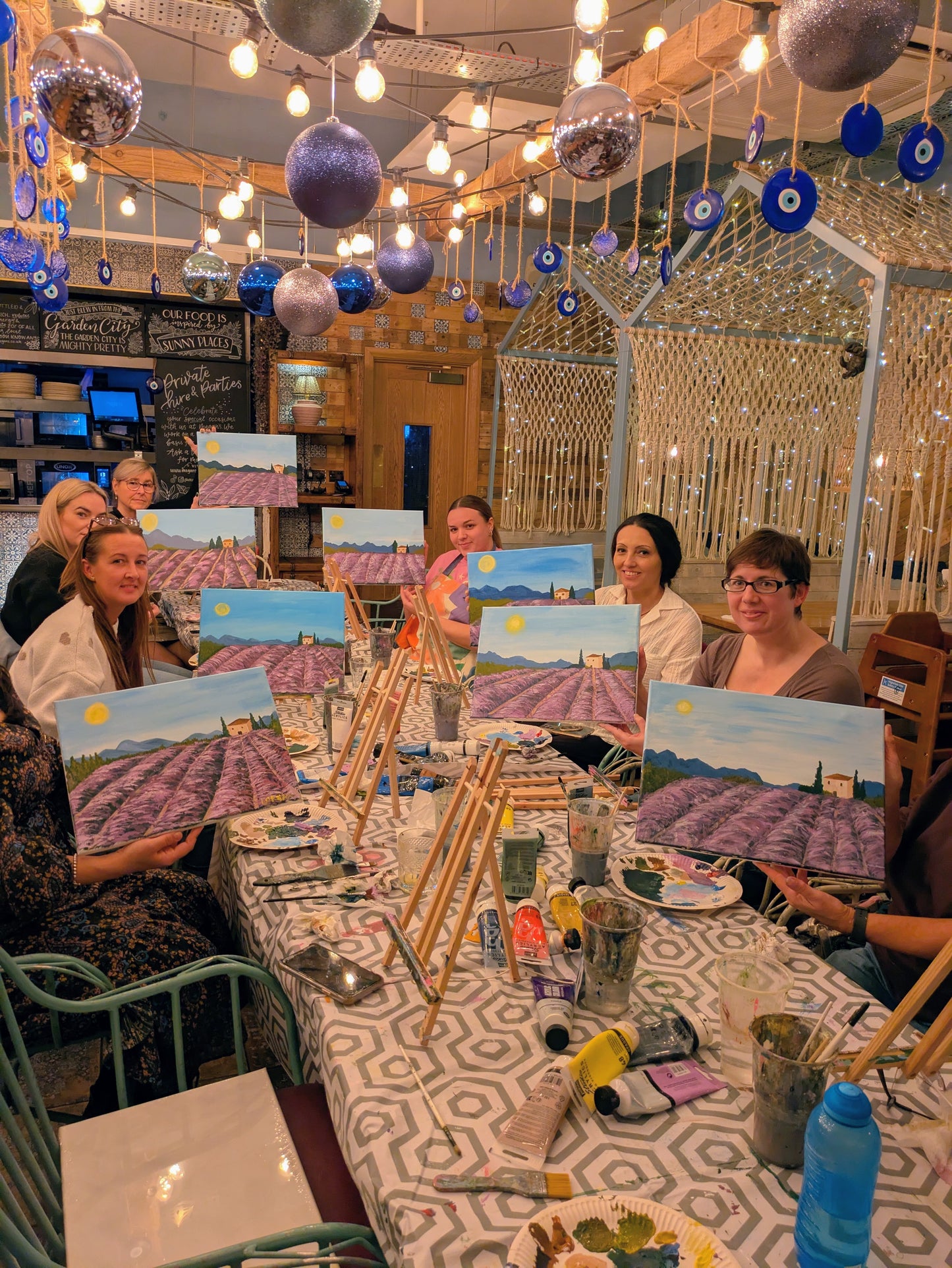 LAVENDER FIELD - Painting Workshop at The Crabtree, Hemel Hempstead, Hertfordshire - Wednesday 21st JANUARY 2026, 7.30pm