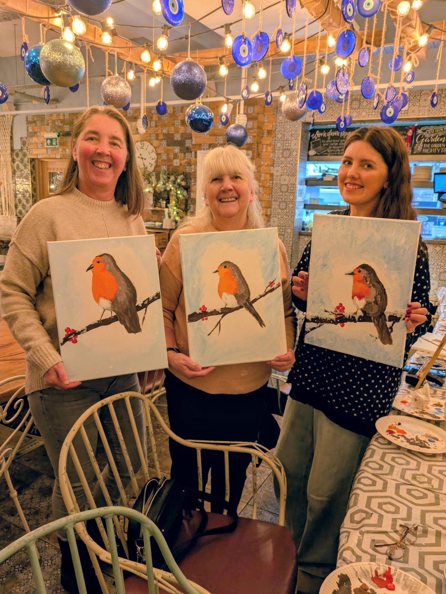 ROBIN REDBREAST - Sip & Paint Workshop at The Griffin, Whetstone, London - Thursday 19th NOVEMBER 2026, 7.30pm