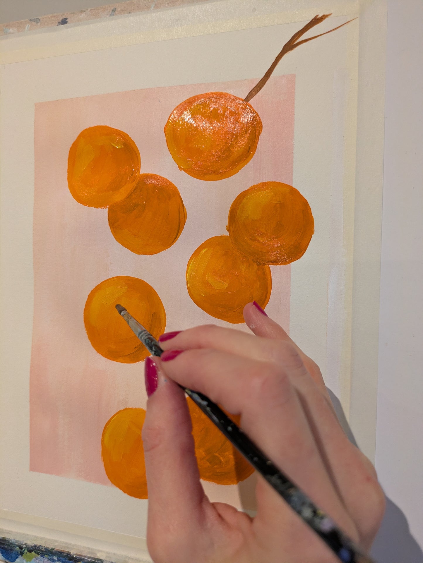 SEVILLE ORANGES - Painting Workshop at Megan's Restaurant, Welwyn, Hertfordshire - Wednesday 22nd April 2026, 7.30pm