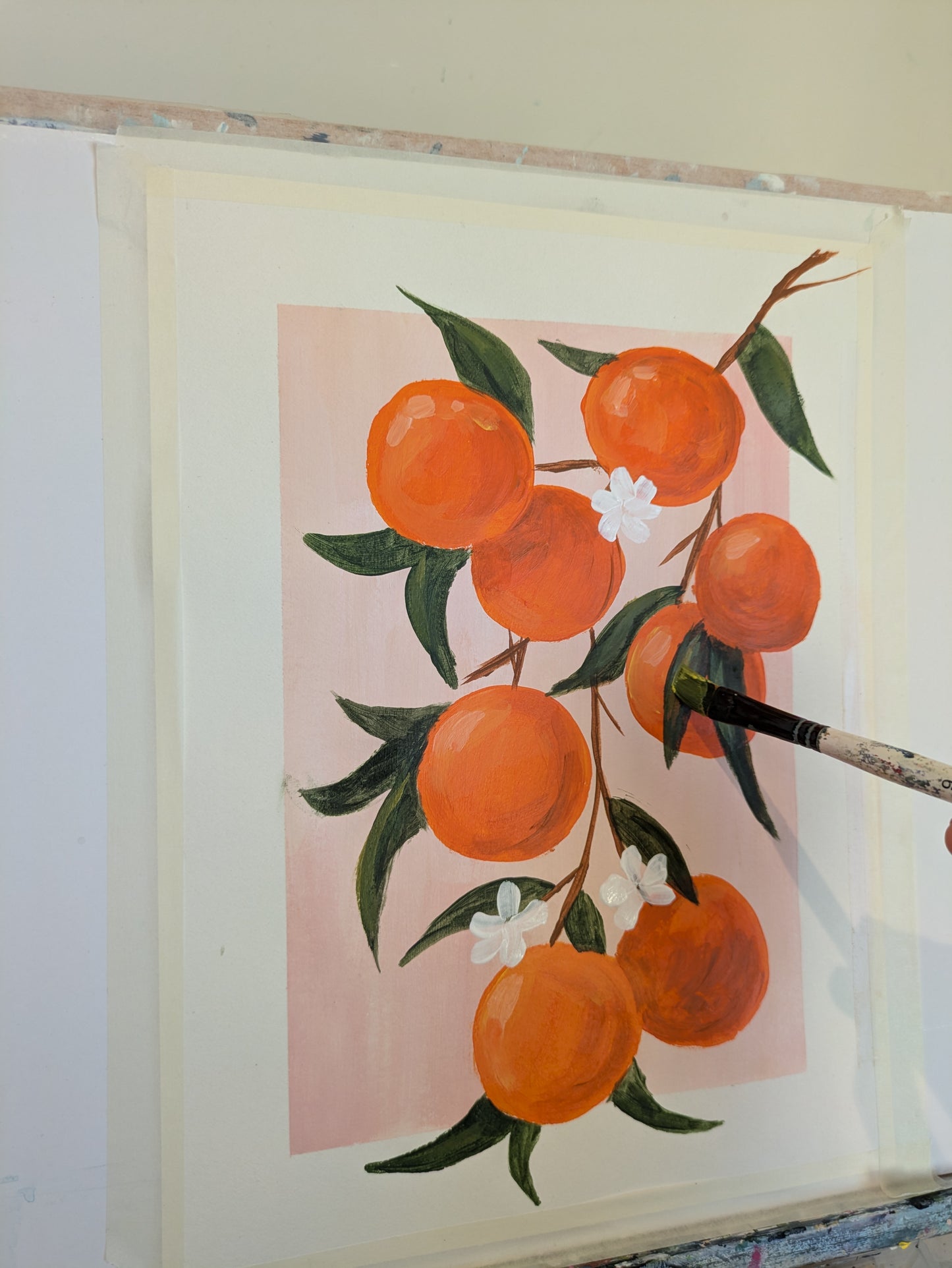 SEVILLE ORANGES - Painting Workshop at Megan's Restaurant, Welwyn, Hertfordshire - Wednesday 22nd April 2026, 7.30pm