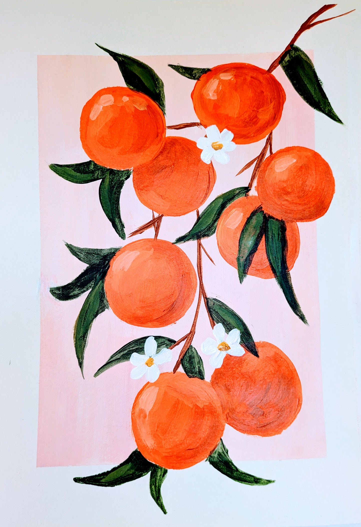 SEVILLE ORANGES - Painting Workshop at Megan's Restaurant, Welwyn, Hertfordshire - Wednesday 22nd April 2026, 7.30pm