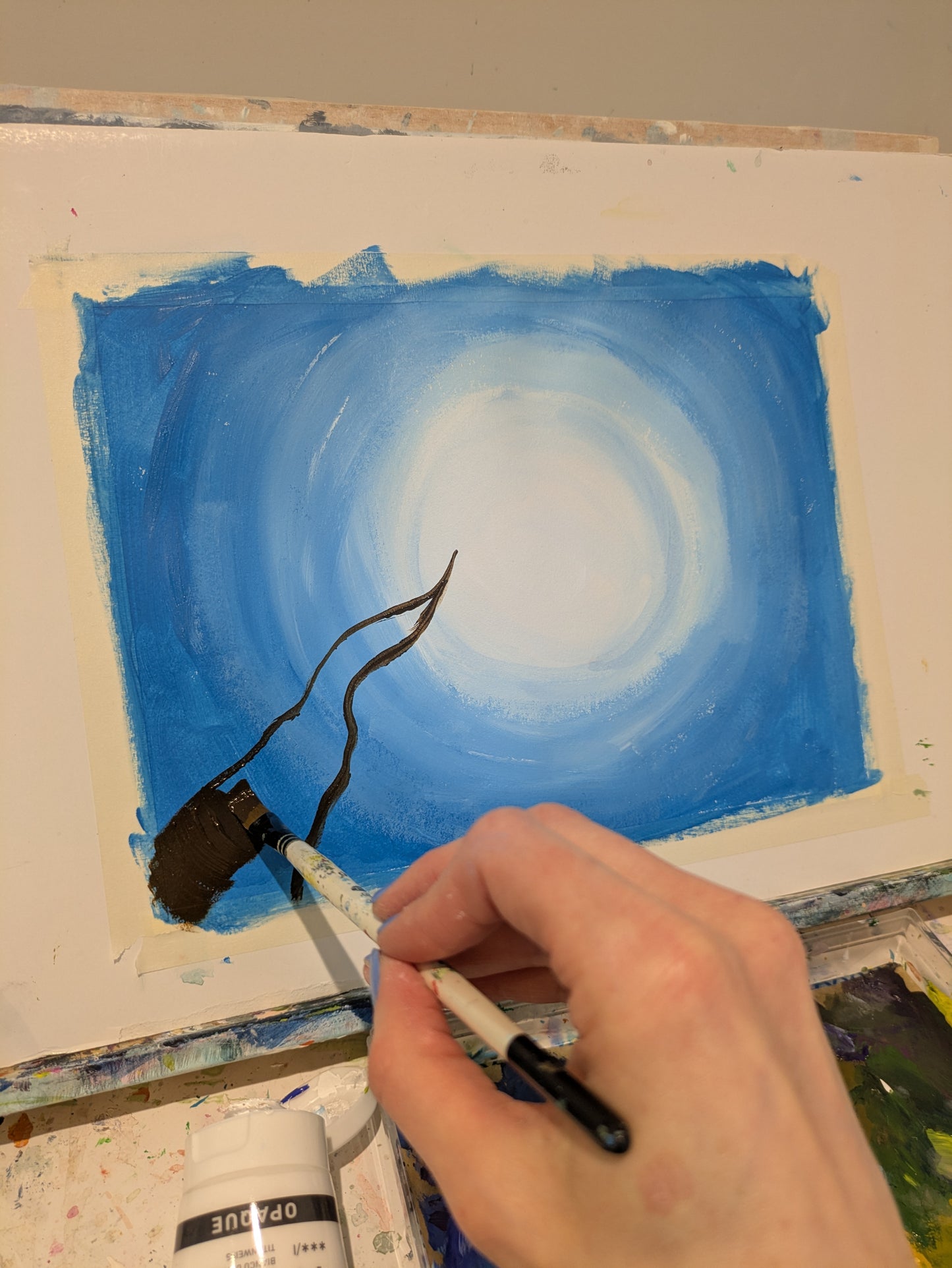 LOOK UP - Painting Workshop at The Three Hammers, Mill Hill, London - Tuesday 7th APRIL 2026, 7.30pm