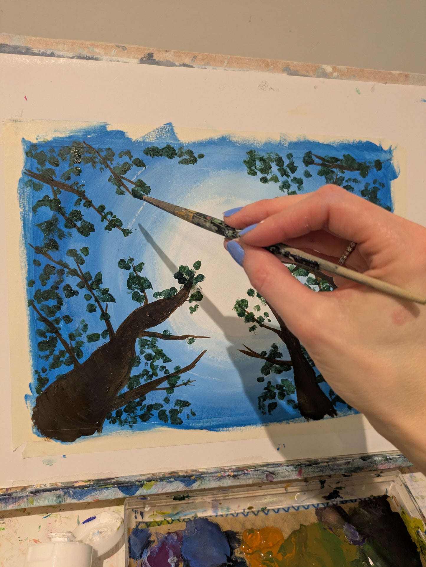 LOOK UP - Painting Workshop at The Three Hammers, Mill Hill, London - Tuesday 7th APRIL 2026, 7.30pm