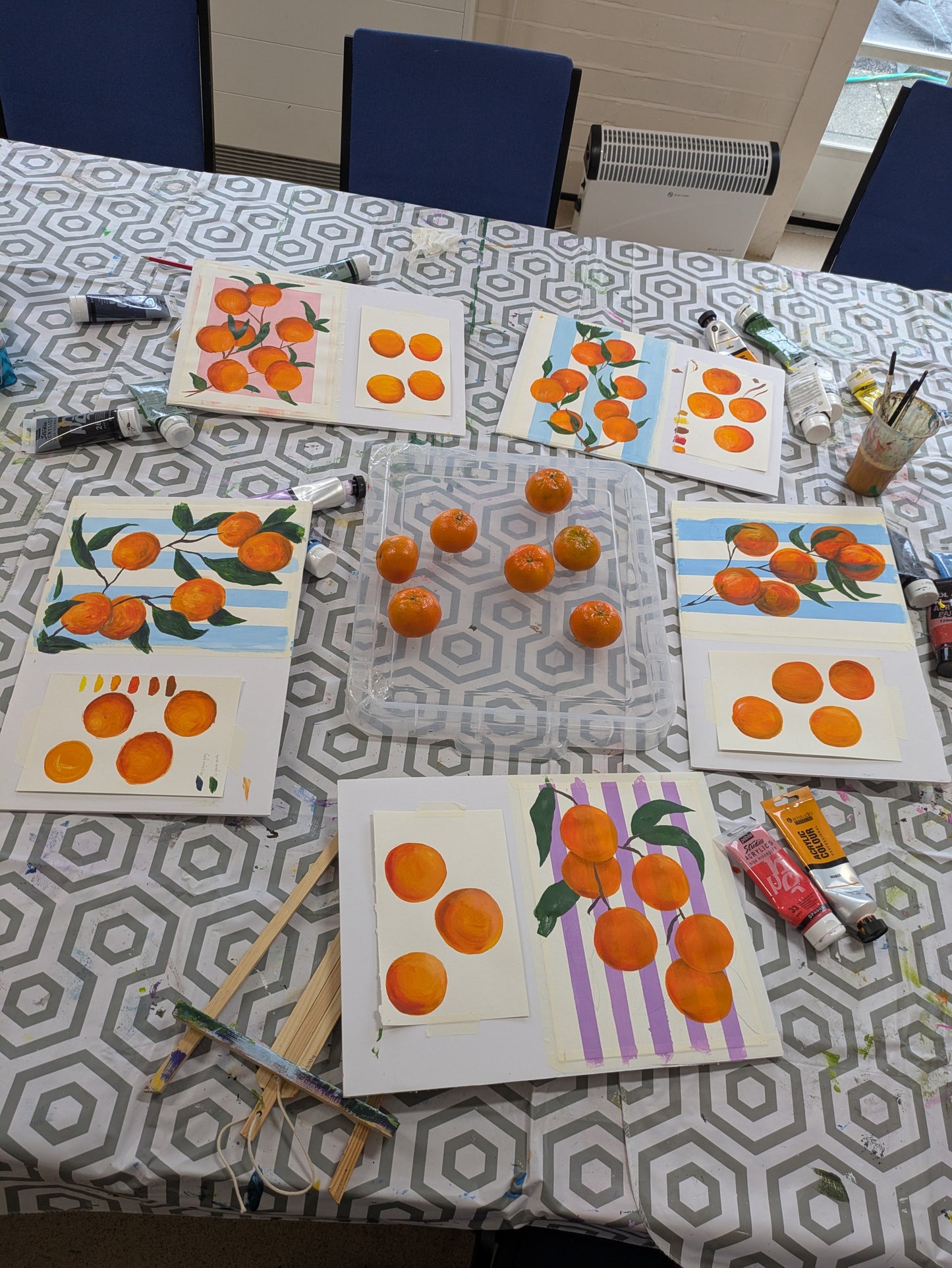 WEEKLY ACRYLIC PAINTING CLASSES - THURSDAY Morning Course - 8 week Summer block (June - July 26) - The Eversfield Centre, Mill Hill, London