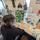 PROUD PEACOCK - Painting Workshop at The Glasshouse, Hitchin, Hertfordshire - Wednesday 30th SEPTEMBER 2026, 7.30pm