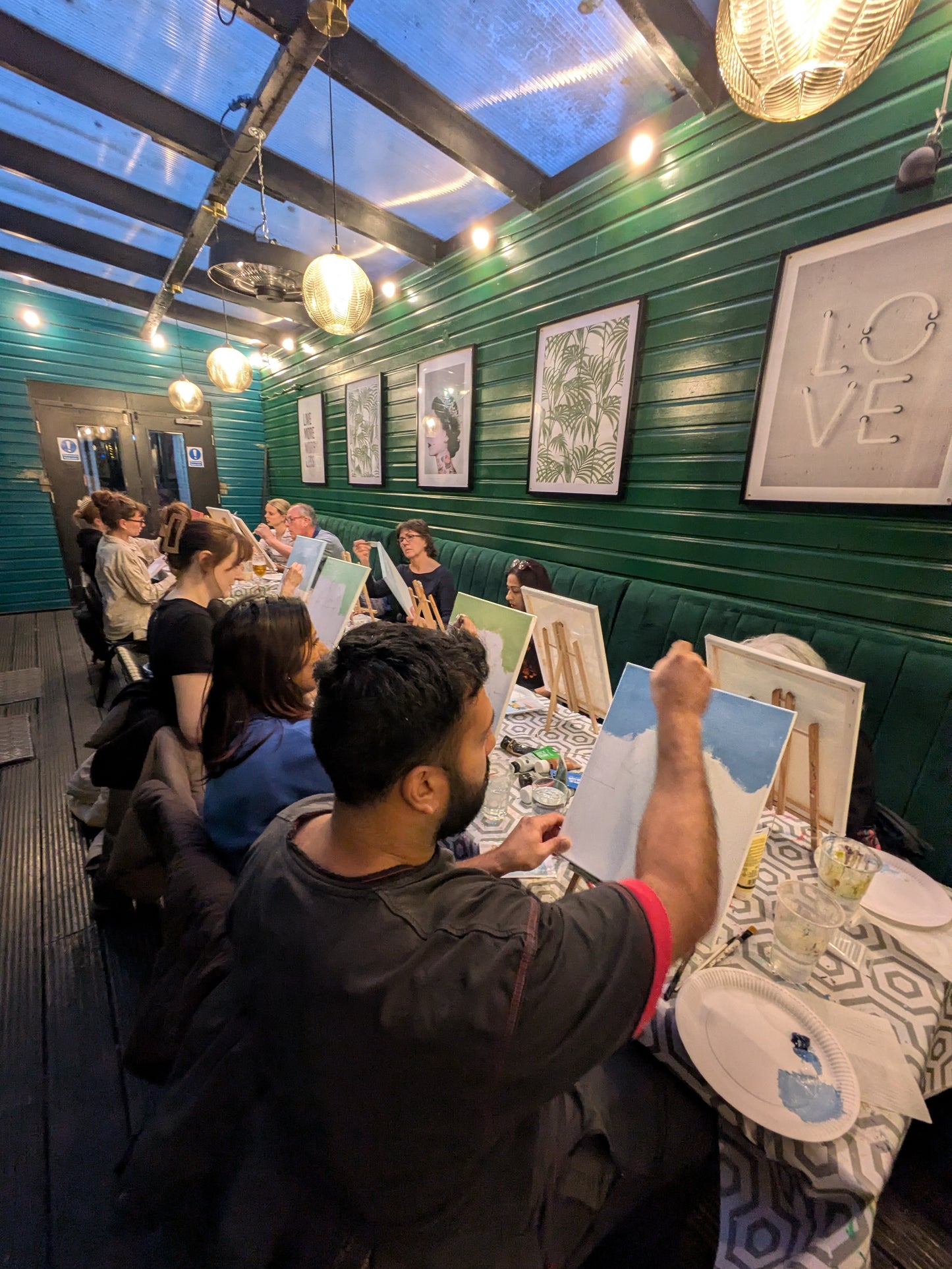 TWILIGHT FALLS - Sip & Paint Workshop at The Griffin, Whetstone, London - Thursday 20th AUGUST 2026, 7.30pm