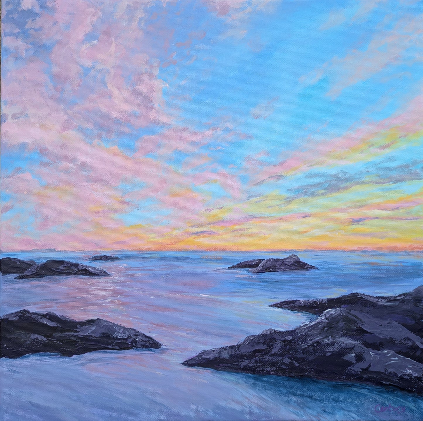 Afterglow (40x40cm)