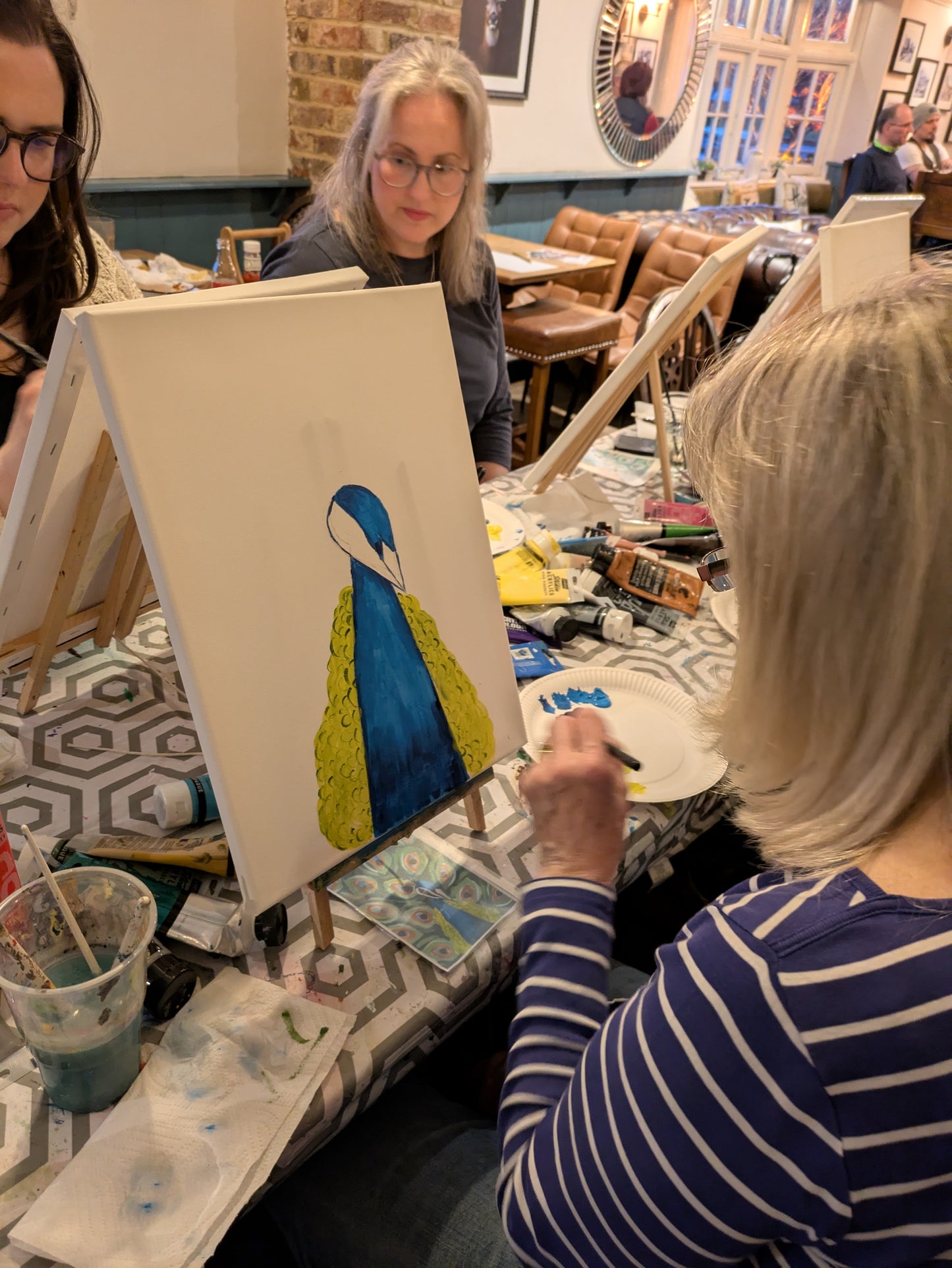 PROUD PEACOCK - Painting Workshop at The Glasshouse, Hitchin, Hertfordshire - Wednesday 30th SEPTEMBER 2026, 7.30pm