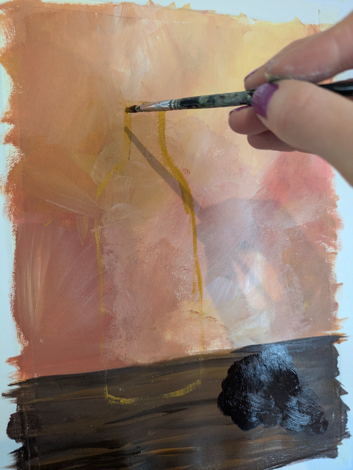 WINE O'CLOCK - Painting Workshop at Megan's Restaurant, Welwyn Garden City, Hertfordshire - Thursday 16th JULY 2026, 7.30pm