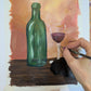 WINE O'CLOCK - Painting Workshop at Megan's Restaurant, Welwyn Garden City, Hertfordshire - Thursday 16th JULY 2026, 7.30pm