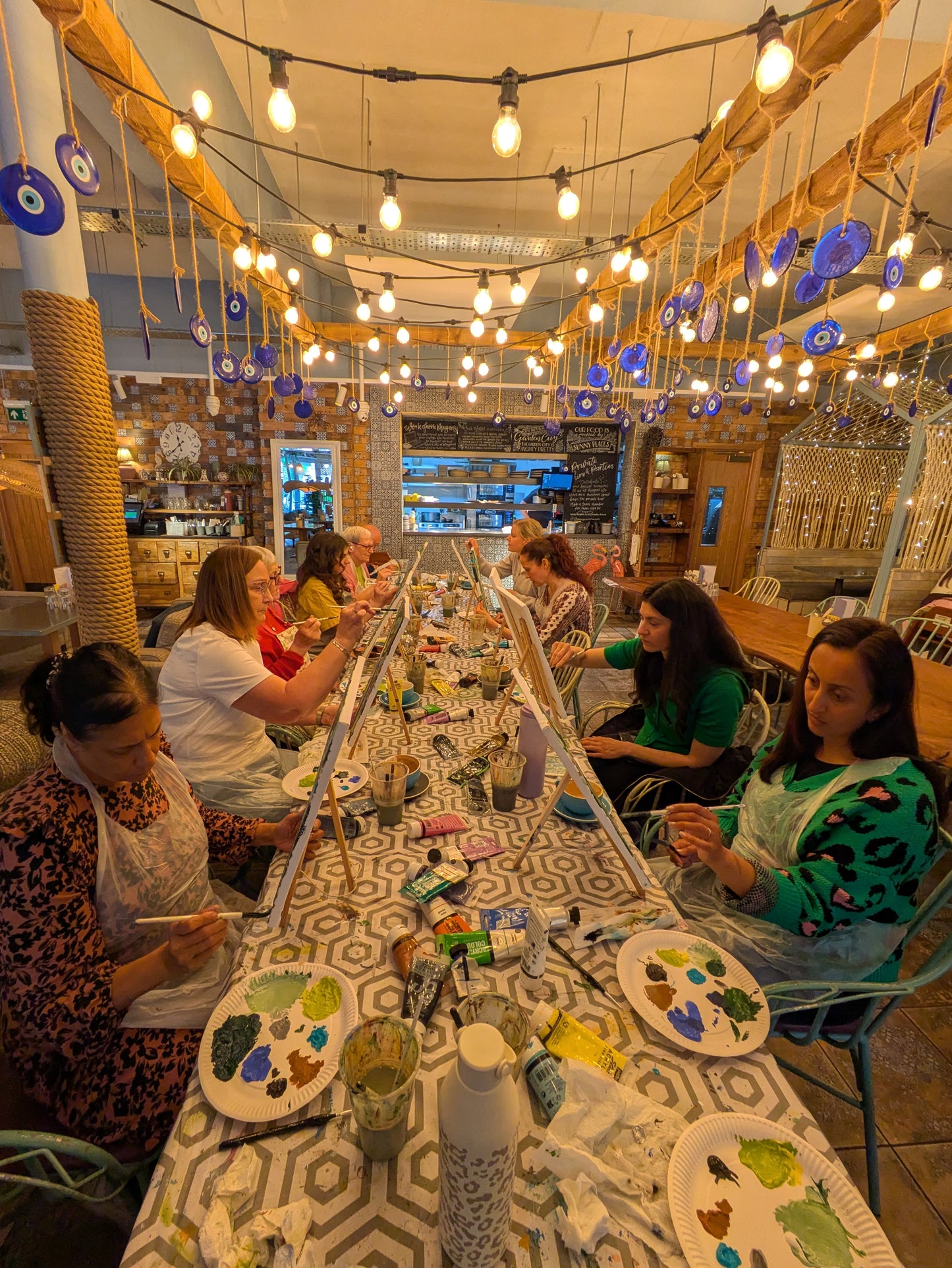 TWILIGHT FALLS - Sip & Paint Workshop at The Griffin, Whetstone, London - Thursday 20th AUGUST 2026, 7.30pm