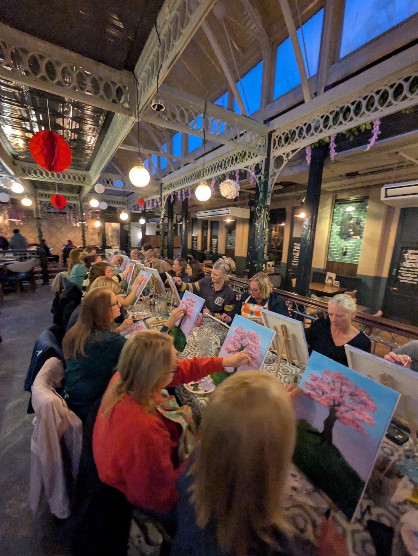 CHERRY BLOSSOM - Painting Workshop at The Three Hammer, Mill Hill, London - Wednesday 4th NOVEMBER 2026, 7.30pm