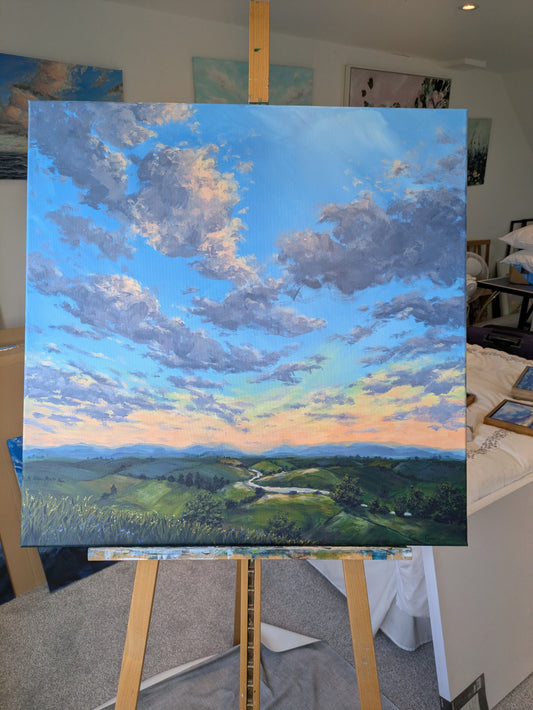 At the End of the Day (80x80cm)