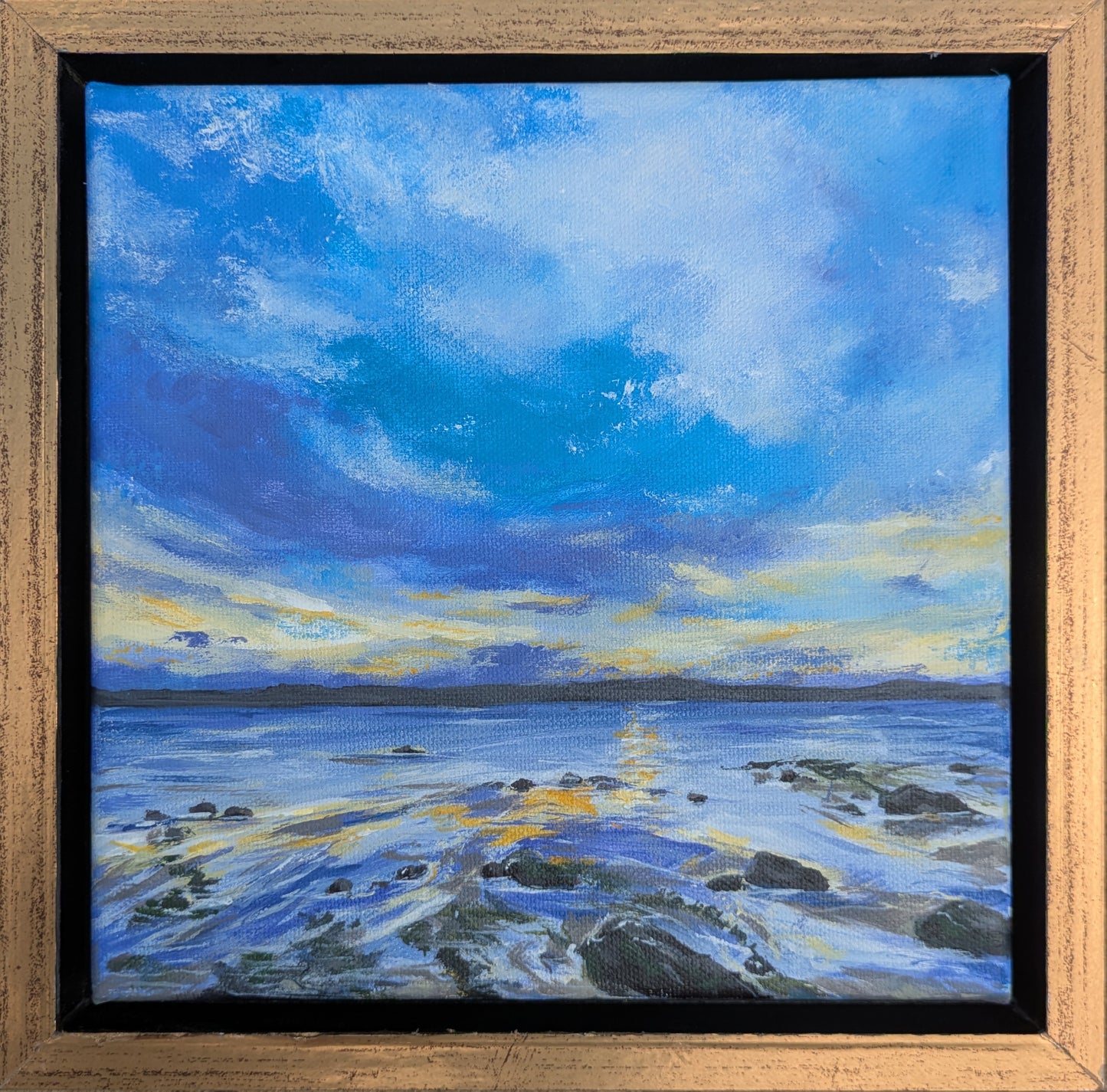 Indigo Shallows (23.5x23.5cm)