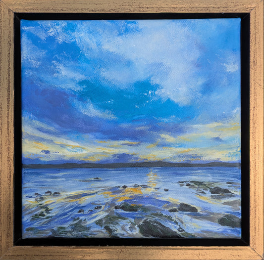 Indigo Shallows (23.5x23.5cm)
