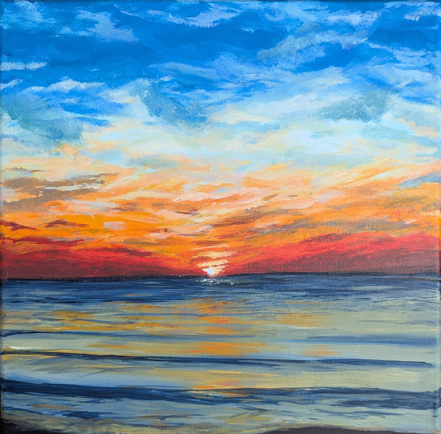 Gentle Tides (34x34cm)