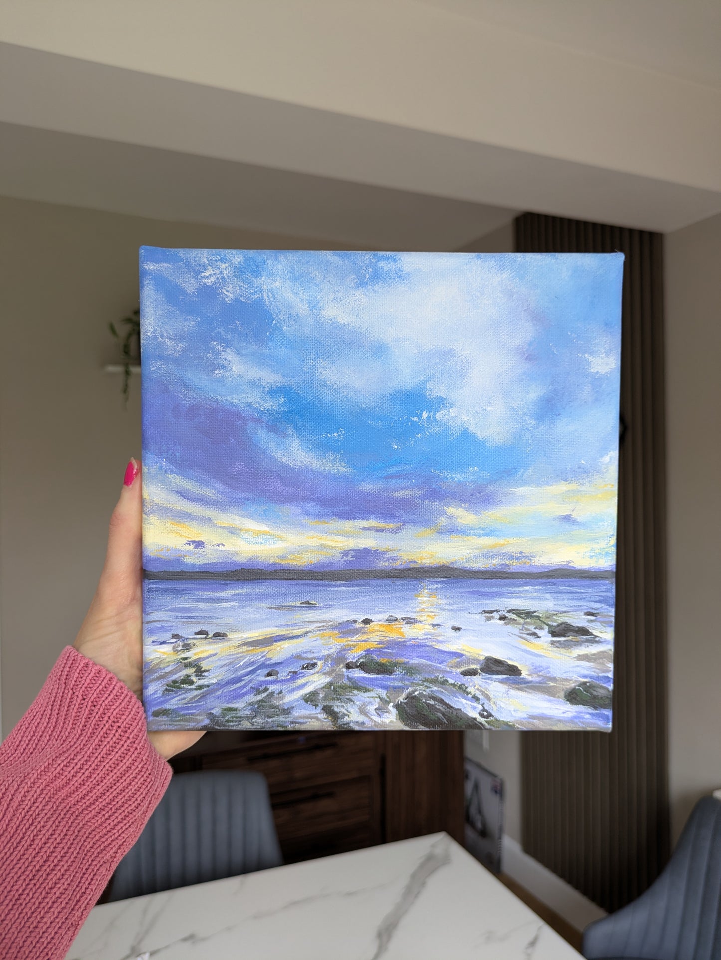 Indigo Shallows (23.5x23.5cm)
