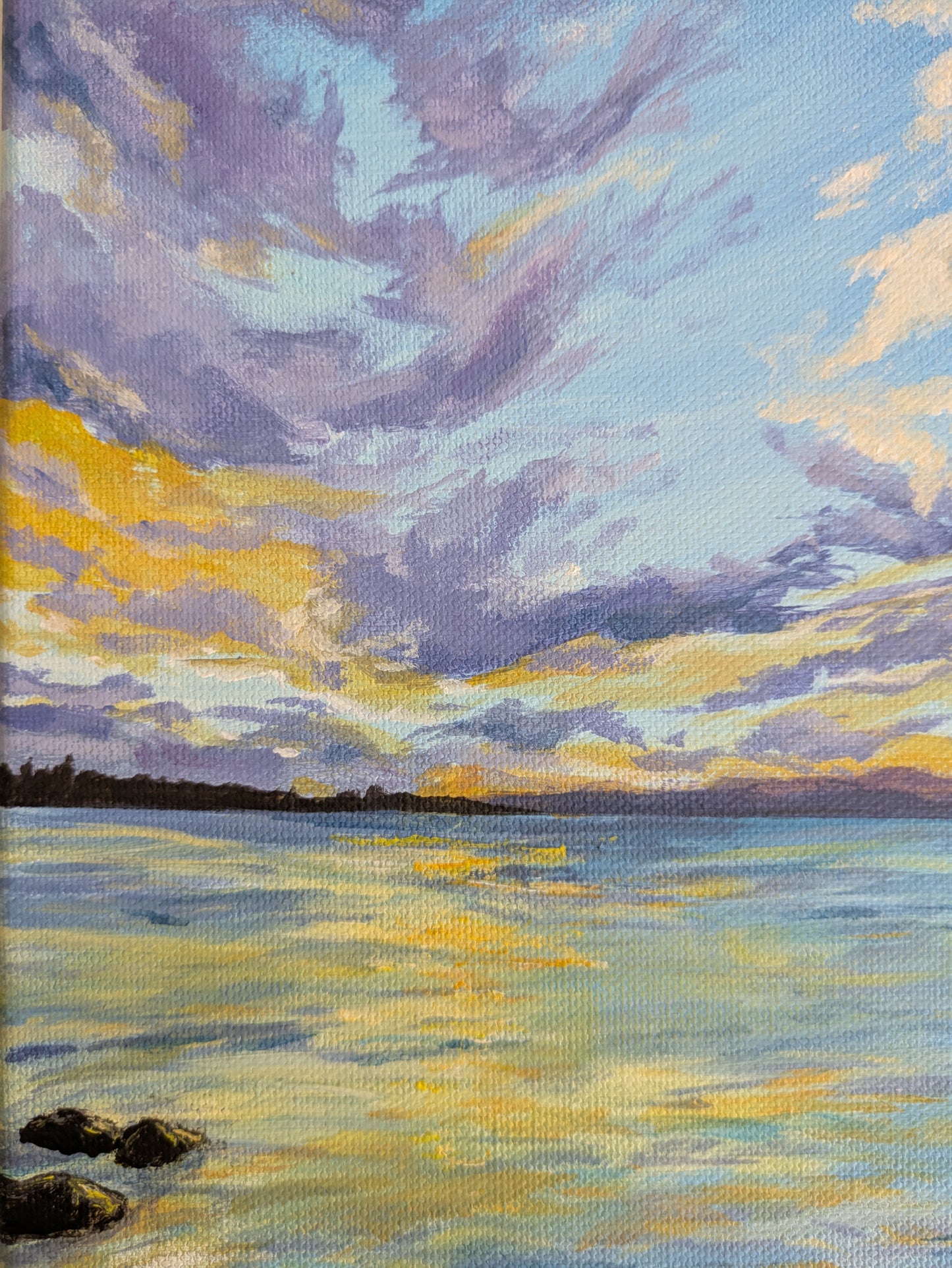 Indigo Calm (23.5x23.5cm)