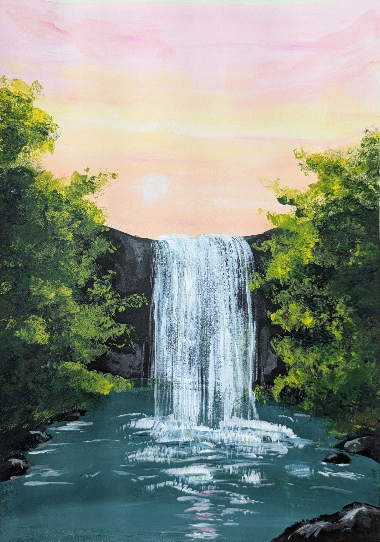 TWILIGHT FALLS - Sip & Paint Workshop at The Griffin, Whetstone, London - Thursday 20th AUGUST 2026, 7.30pm