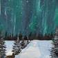 NORTHERN LIGHTS - Painting Workshop at Megan's Restaurant, Welwyn Garden City, Herts - Wednesday 2nd DECEMBER 2026, 10am