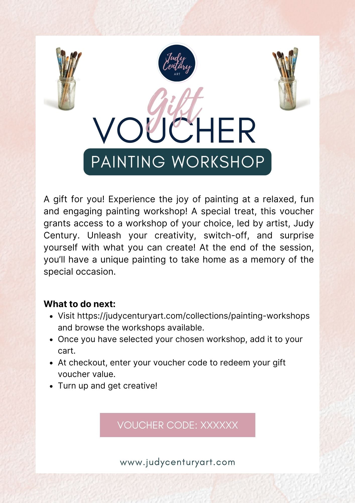 GIFT VOUCHER - PAINTING WORKSHOP